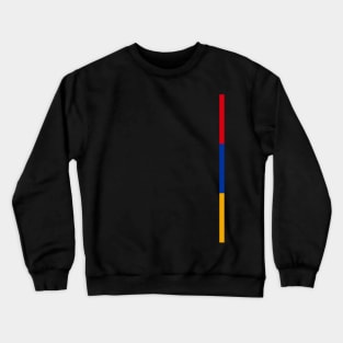 Armenia Flag - Style Stripe Crewneck Sweatshirt
